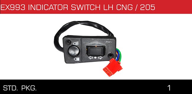 EX993 INDICATOR SWITCH LH CNG 205